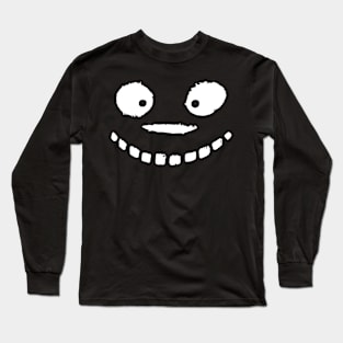 Eye, nose and teeth. Cute smile. Long Sleeve T-Shirt